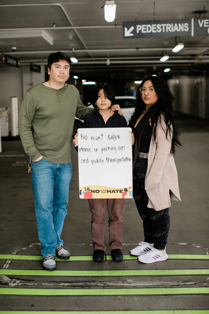 Andrew, Samantha, and Sheryl want a safer place to park their cars at night. 