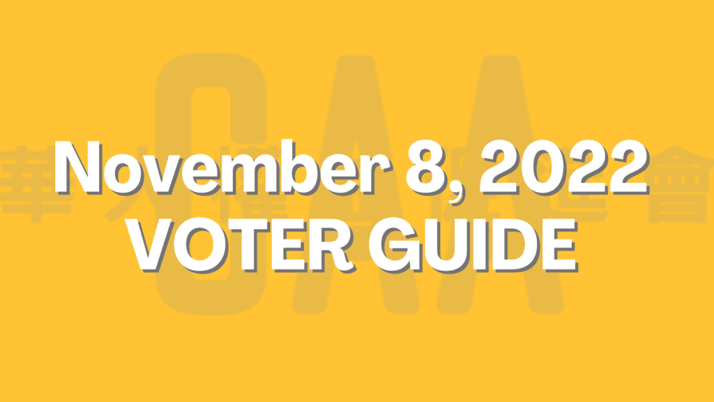 November 8, 2022 Voter Guide