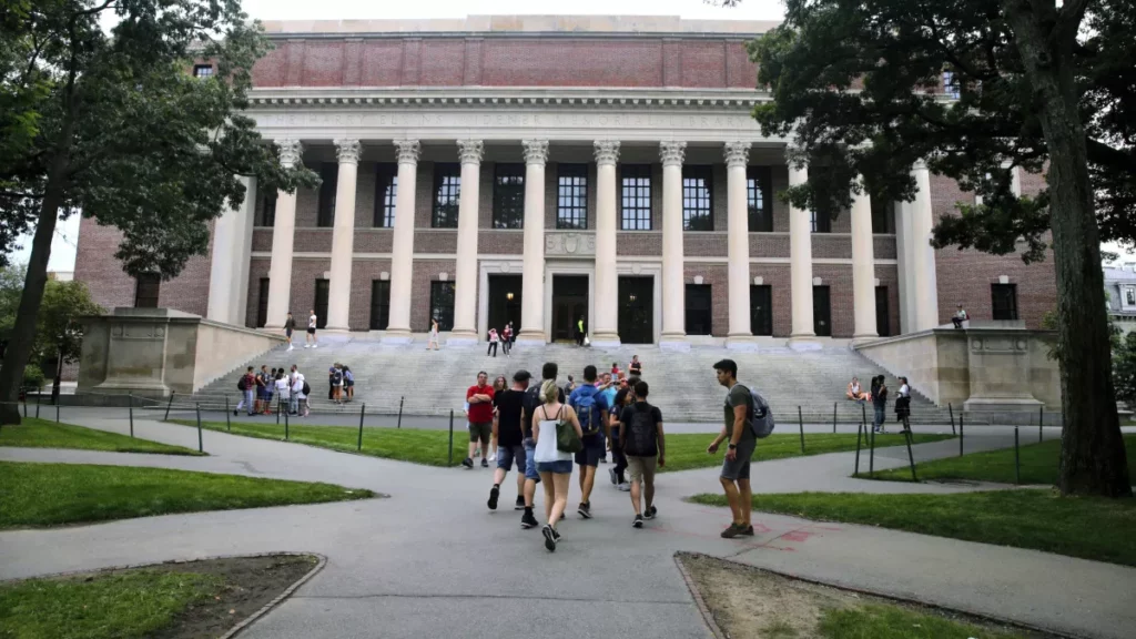Harvard students in 2019