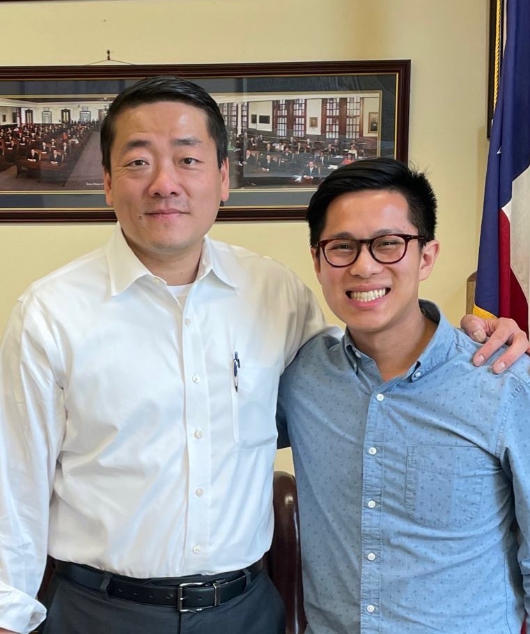 Texas State Representative Gene Wu and CAA's Nick Gee