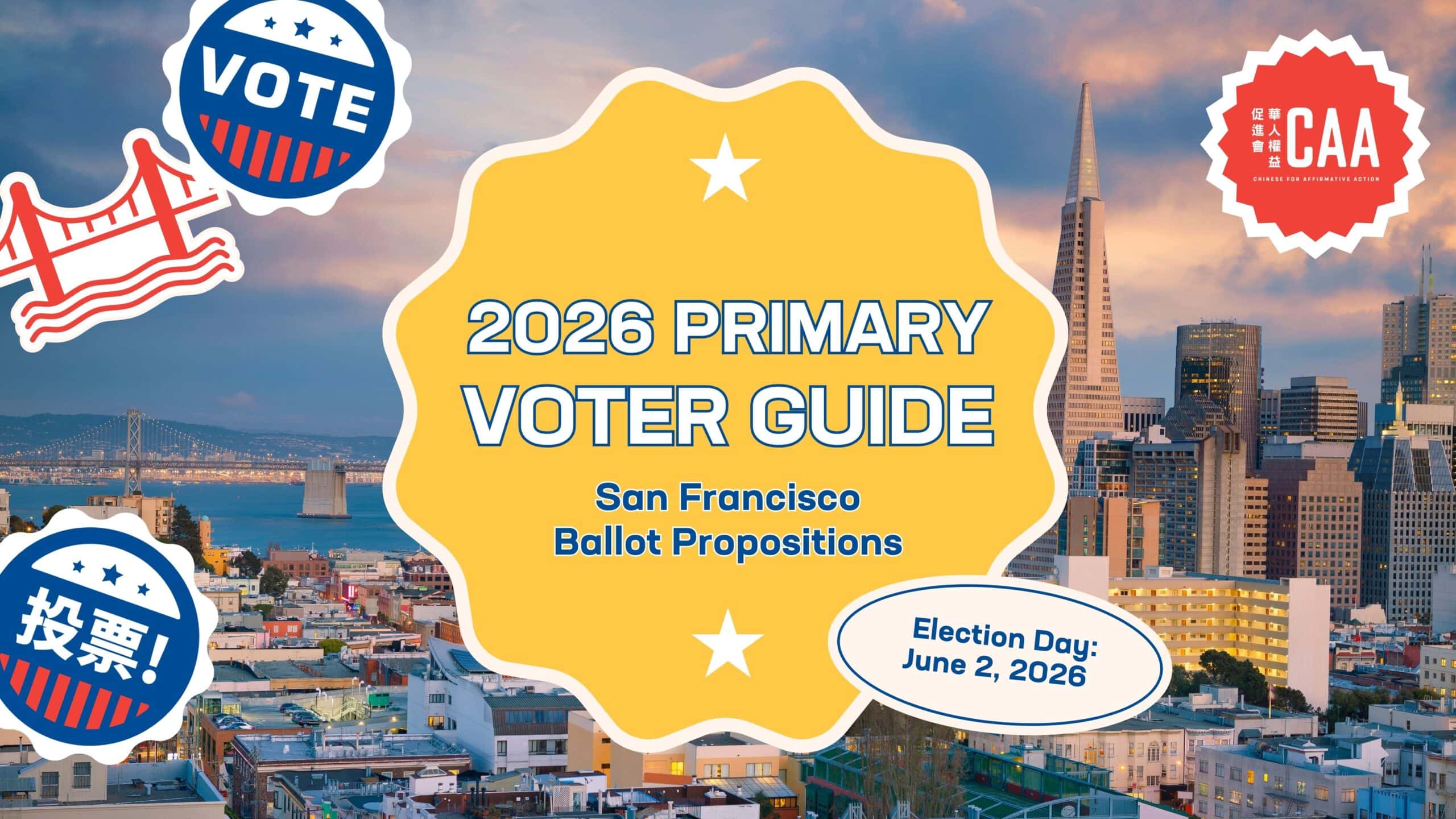 CAA 2026 Primary Election Voter Guide - San Francisco - CAA